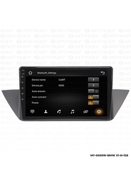 Bmw X1 Android 12 Multimedya Carplay 4gb RAM+64GB HDD Navigasyon Ekran modelleri