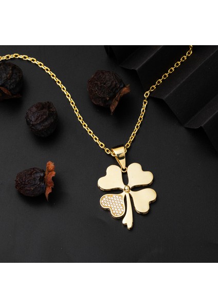 4 Yapraklı Yonca 14 Ayar Altın Kolye fiyatları