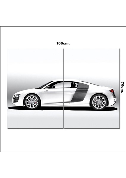 Ahşap Tablo Audi R8 5.2 Fsı Quattro 70*100CM