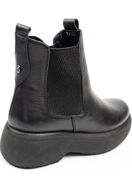 9306 Siyah Deri Kadın Bot fırsatları