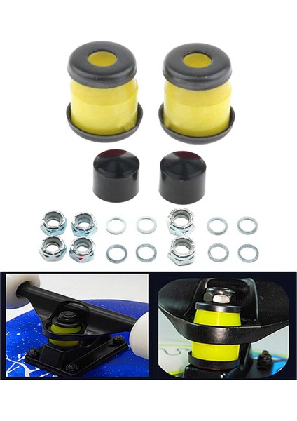 Kaykay Kamyon Burçları Kaykay Fincan Şok Sarı Sarı 11MM Emer (Yurt Dışından) indirimleri