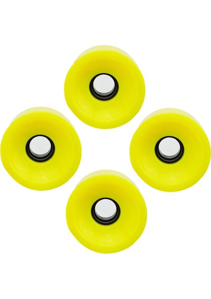 4x Longboard Wheels Set Yedek 70X51MM Skate Board Roller 78A Sertlik Sarı (Yurt Dışından)