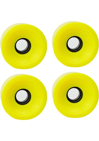 4x Longboard Wheels Set Yedek 70X51MM Skate Board Roller 78A Sertlik Sarı (Yurt Dışından)