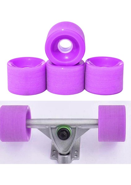 4 Pack Longboard Wheels Set Yedek 70X51MM Skate Boardış Kılıf (Yurt Dışından) modelleri