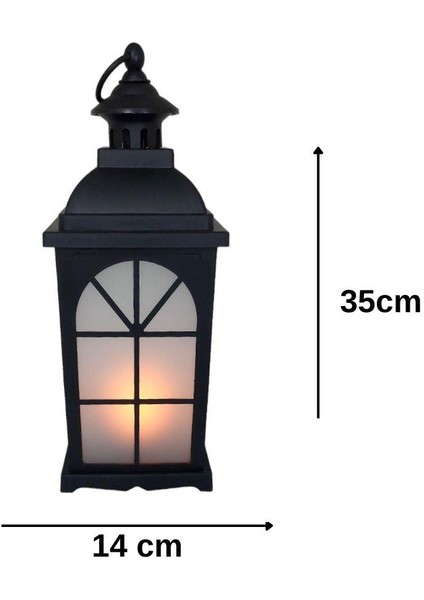LED Kandil Mum Işığı Görünümlü Dekoratif Lamba