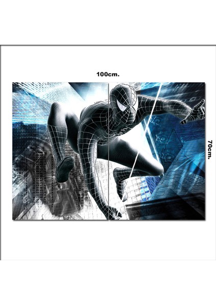 Ahşap Tablo Spiderman Görseli 70*100CM