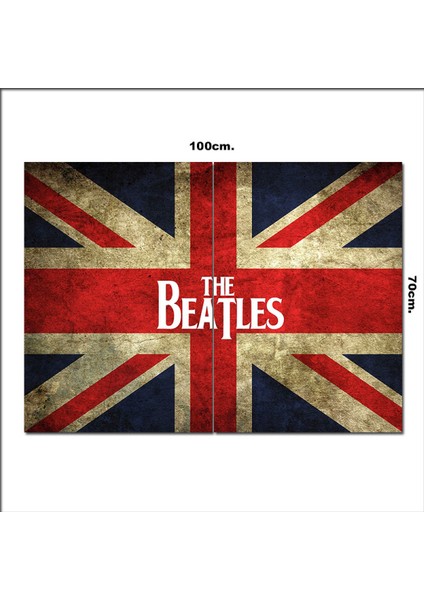 Ahşap Tablo The Beatles Poster Afiş 70*100CM