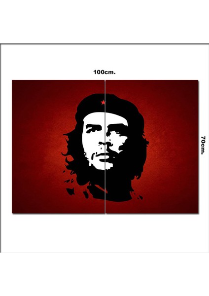 Ahşap Tablo Ernesto Che Guevara Resim 70*100CM