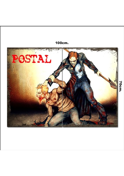 Ahşap Tablo Postal 2 Afiş 70*100CM