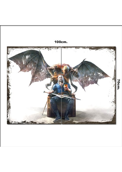 Ahşap Tablo The Witcher 3: Wild Hunt 70*100CM
