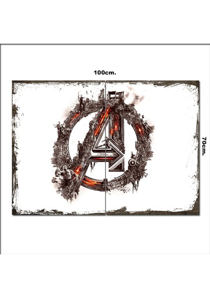 Ahşap Tablo Avengers Age Of Ultron 70*100CM