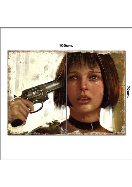 Ahşap Tablo Leon Mathilda 70*100CM