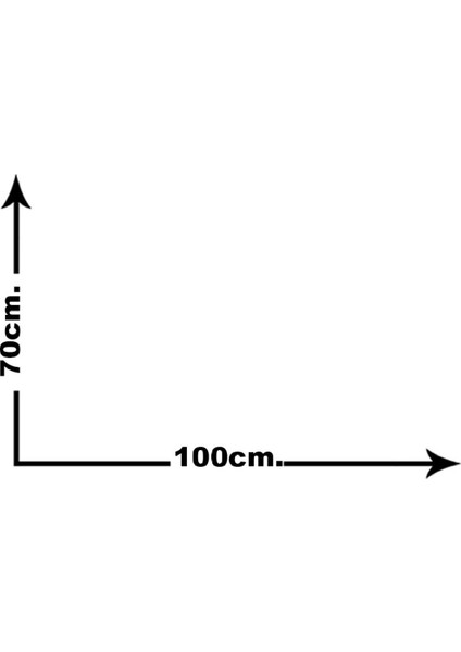 Ahşap Tablo Saat ve Zaman 70*100CM