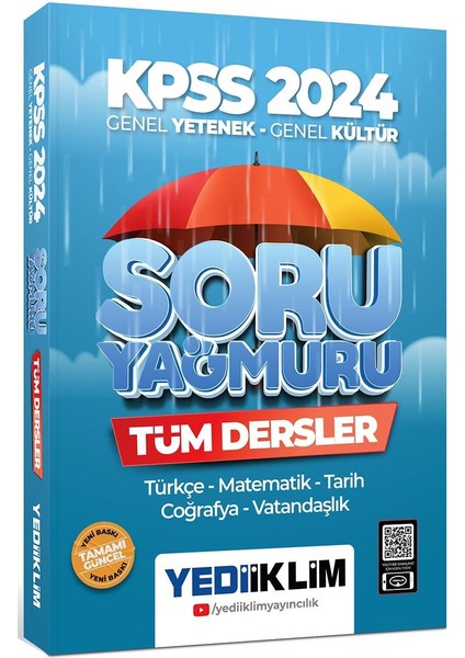 2024 KPSS Genel Yetenek Genel Kültür Tüm Dersler Soru Yağmuru