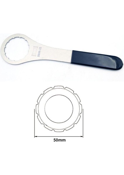 Bisiklet Alt Braket Anahtarı Onarım Aracı Alt Braket Çıkarma Aracı Kurulum 50MM (Yurt Dışından) fiyatları