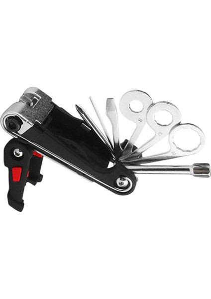 Katlanır Çok Fonksiyonlu Bisiklet Bisiklet Bisiklet Mekanik Onarım Aracı 15 1 Kitte (Yurt Dışından)