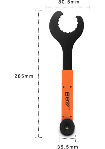 Alt Braket Sökücü Braket Anahtarı Bisiklet Aks Anahtarı Takma Aracı Kaldır (Yurt Dışından)
