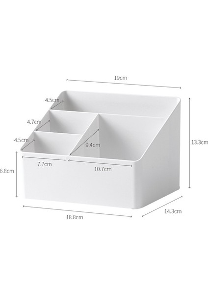 Masaüstü Saklama Kutusu Ev Ofis Kozmetik Düzenleyici Saklama Kutusu (Yurt Dışından)