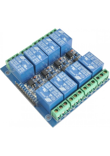 8'li 5V Röle Kartı - 8 Way 5V Relay Module