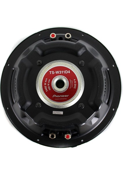 Pıoneer Dexter Pıoneer TS-W312D4 30 cm 1600 Watt Subwoofer Çift Bobinli Oto Hoparlör