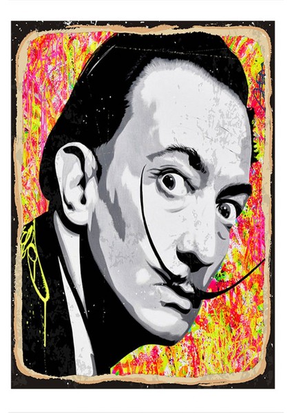 Salvador Dali Art Mdf Tablo