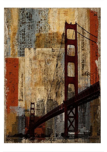 Köprü Desenli Ahşap Tablo