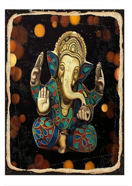 Ganesha Hediyelik Mdf Tablo