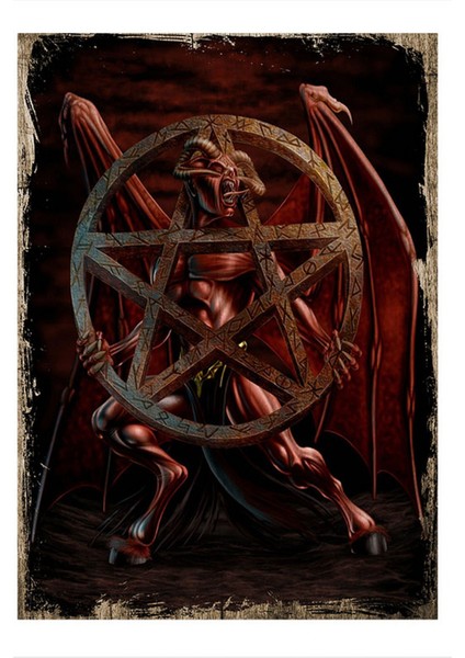 Pentagram Mdf Tablo