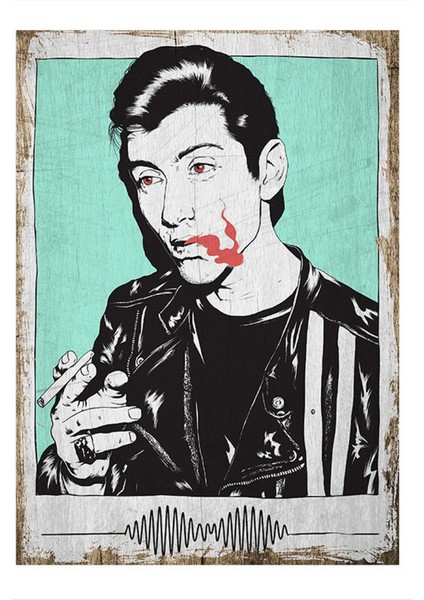 Arctic Monkeys Hediyelik Mdf Tablo