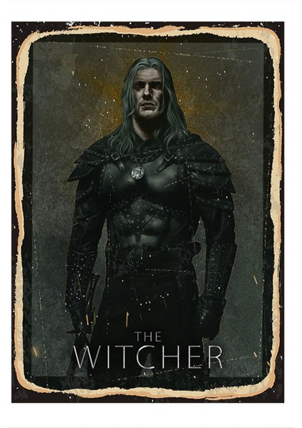 Witcher Dekoratif Mdf Tablo
