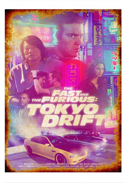 The Fast And The Furious Tokyo Drift Modern Mdf Tablo