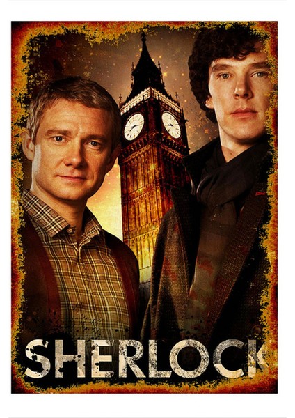 Sherlock Art Mdf Poster