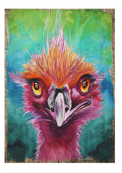 Deve Kuşu Modern Mdf Tablo