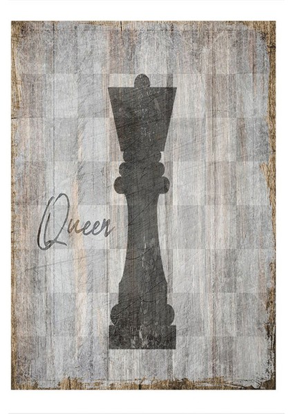 Queen Kraliçe Mdf Poster