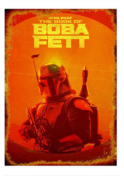 Boba Fett Art Mdf Tablo