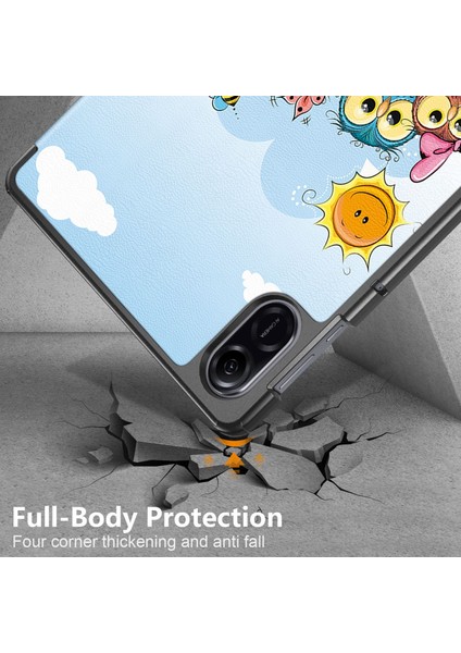 Zh Store-Honor Pad X9 / X8 Pro 11.5 Için Çizim Deri Tablet Kılıfı (Yurt Dışından)