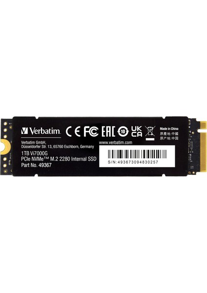 Vi7000G 1TB 7400-5500MB M.2 NVMe PCIe Gen 4 SSD