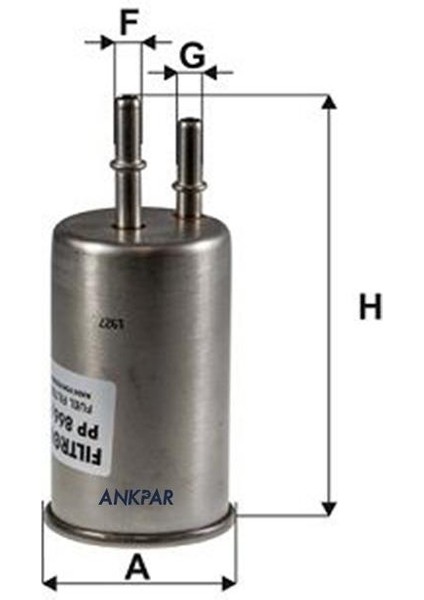 Volvo S60 S80 V60 XC60 XC70 V70 V40 Yakıt Benzin Filtresi 31405750 modelleri