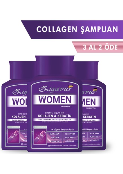 Women Şampuan 300 ml 3 Al 2 Öde