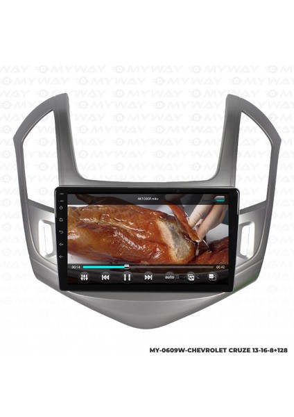 Chevrolet Cruze Android 12 Multimedya Carplay 4gb RAM+64GB HDD 2013-2016 Navigasyon Ekran