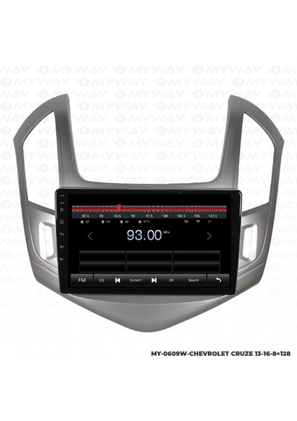 Chevrolet Cruze Android 12 Multimedya Carplay 4gb RAM+64GB HDD 2013-2016 Navigasyon Ekran modelleri