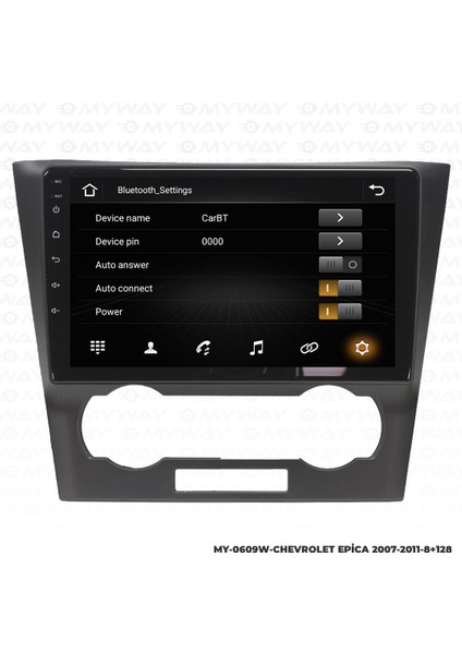 Chevrolet Epica Android 12 Multimedya Carplay 4gb RAM+64GB HDD Navigasyon Ekran modelleri