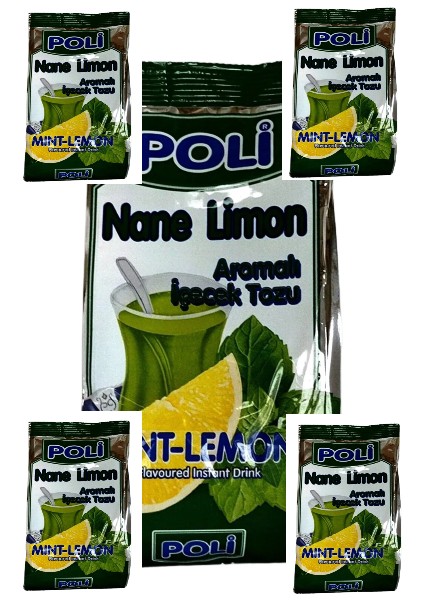 Nane Limon Aromalı Toz İçecek 5 x 250 gr