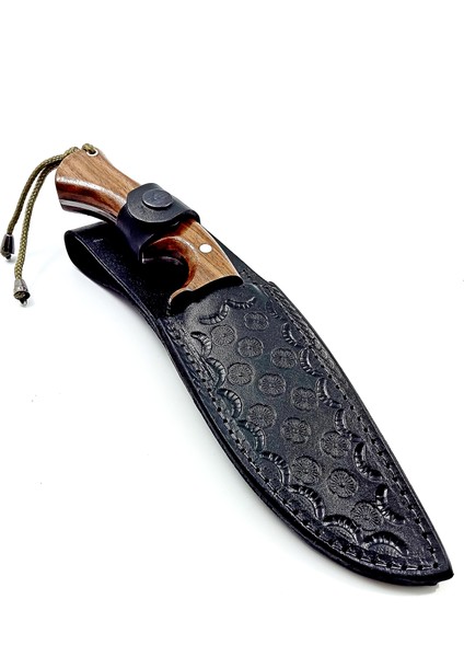 El Yapımı Kök Ceviz Kabzeli Paslanmaz Çelikten Avcı Bıçağı fiyatları