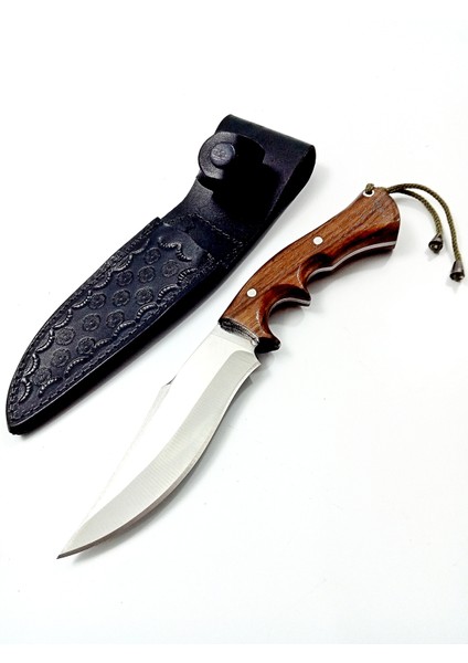 El Yapımı Kök Ceviz Kabzeli Paslanmaz Çelikten Avcı Bıçağı modelleri