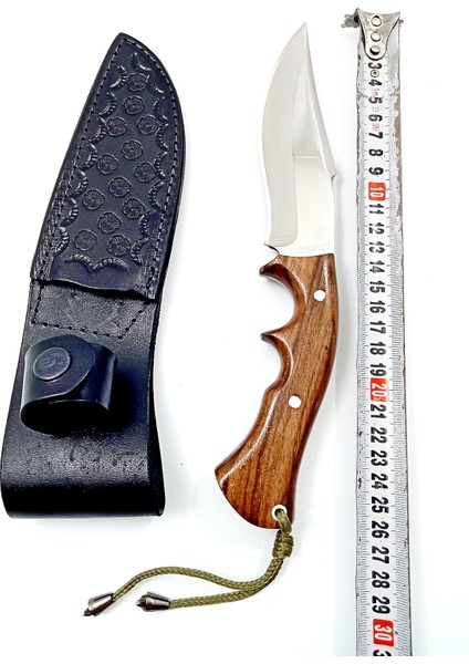 El Yapımı Kök Ceviz Kabzeli Paslanmaz Çelikten Avcı Bıçağı indirimleri