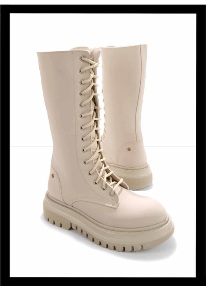 Bej Kadın Bot & Bootie K02538560509