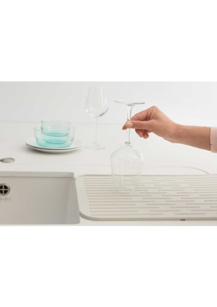 Lıght Grey Silikon Bulaşık Kurutma Matı