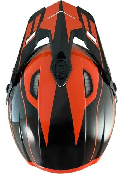 Motosiklet Ce Onaylı Kask Içi Yıkanılabilir Kask Forza Orange fırsatları