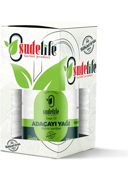 Sudelife Adaçayı (Acı Elma) Yağı 20ML